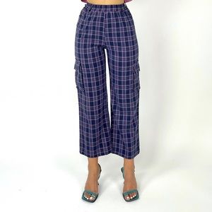 Brats Pink & Purple Plaid Cargo Pants